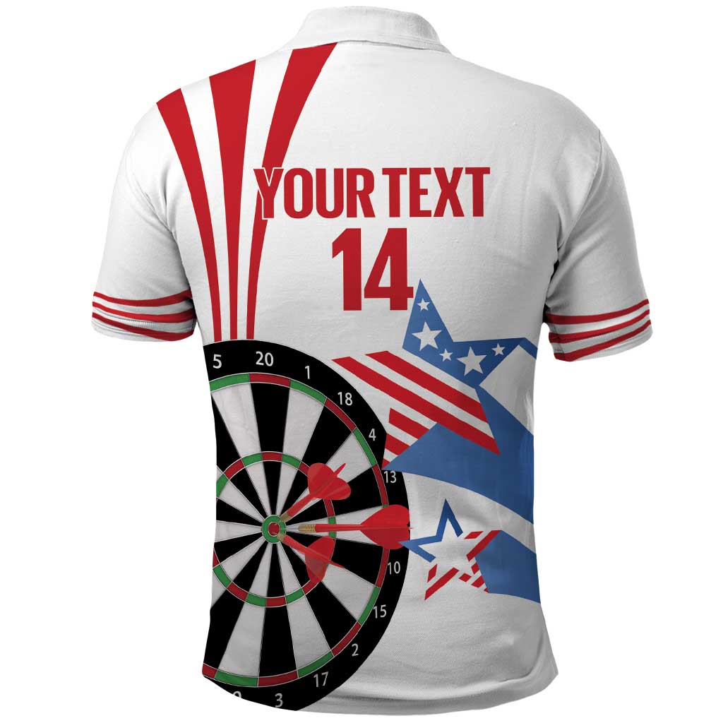 Custom United States Darts Polo Shirt USA Go Champions LT14