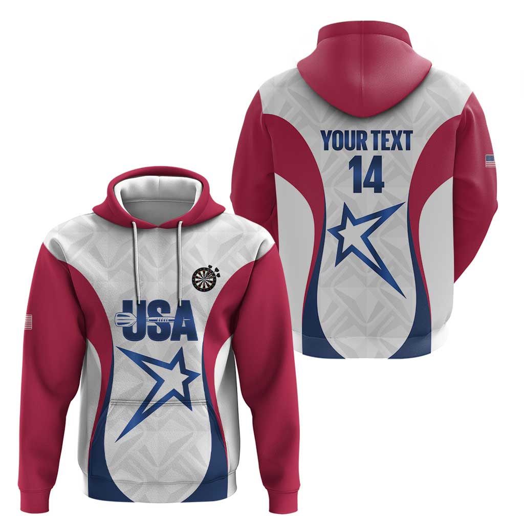 Custom United States Darts Hoodie Come On USA Curve Style LT14