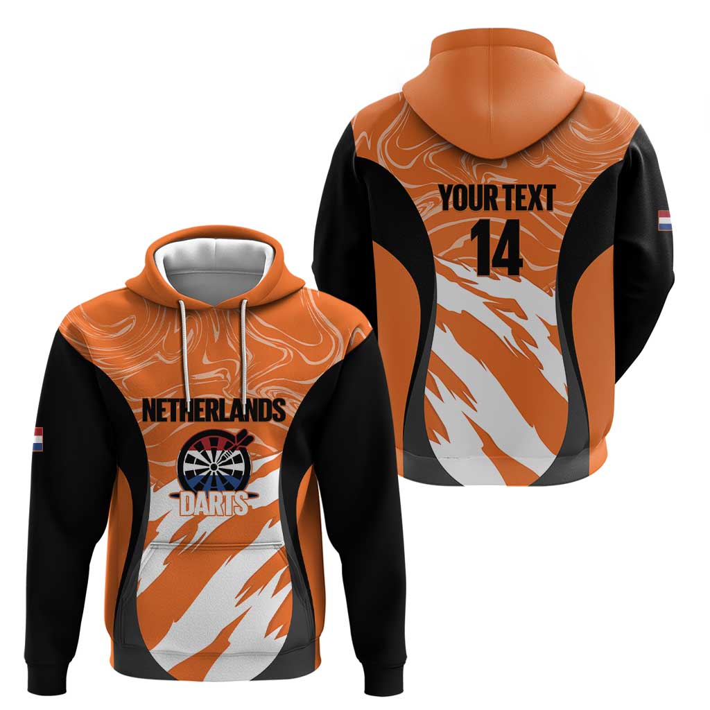Custom Netherlands Darts Hoodie Come On Holland LT14