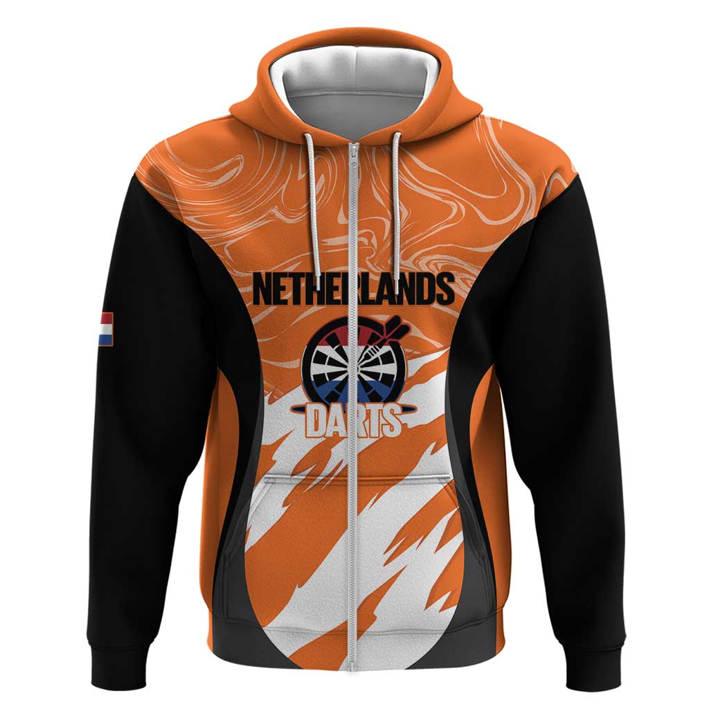 Custom Netherlands Darts Hoodie Come On Holland LT14