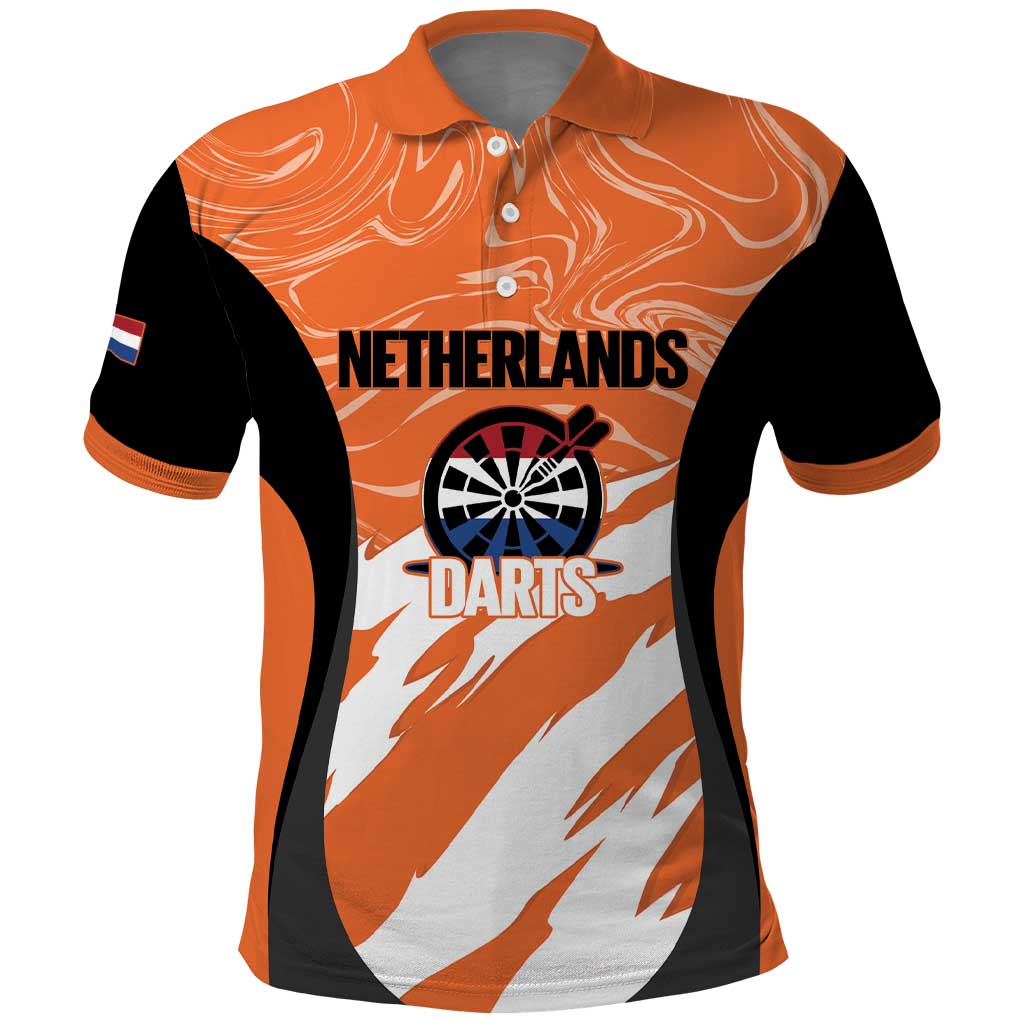 Custom Netherlands Darts Polo Shirt Come On Holland LT14