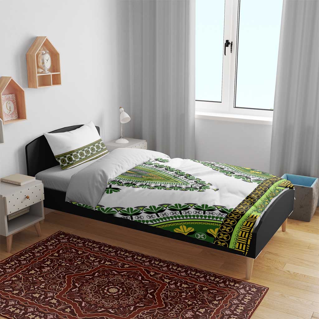 Africa Bedding Set African Dashiki Royal Green Version LT14