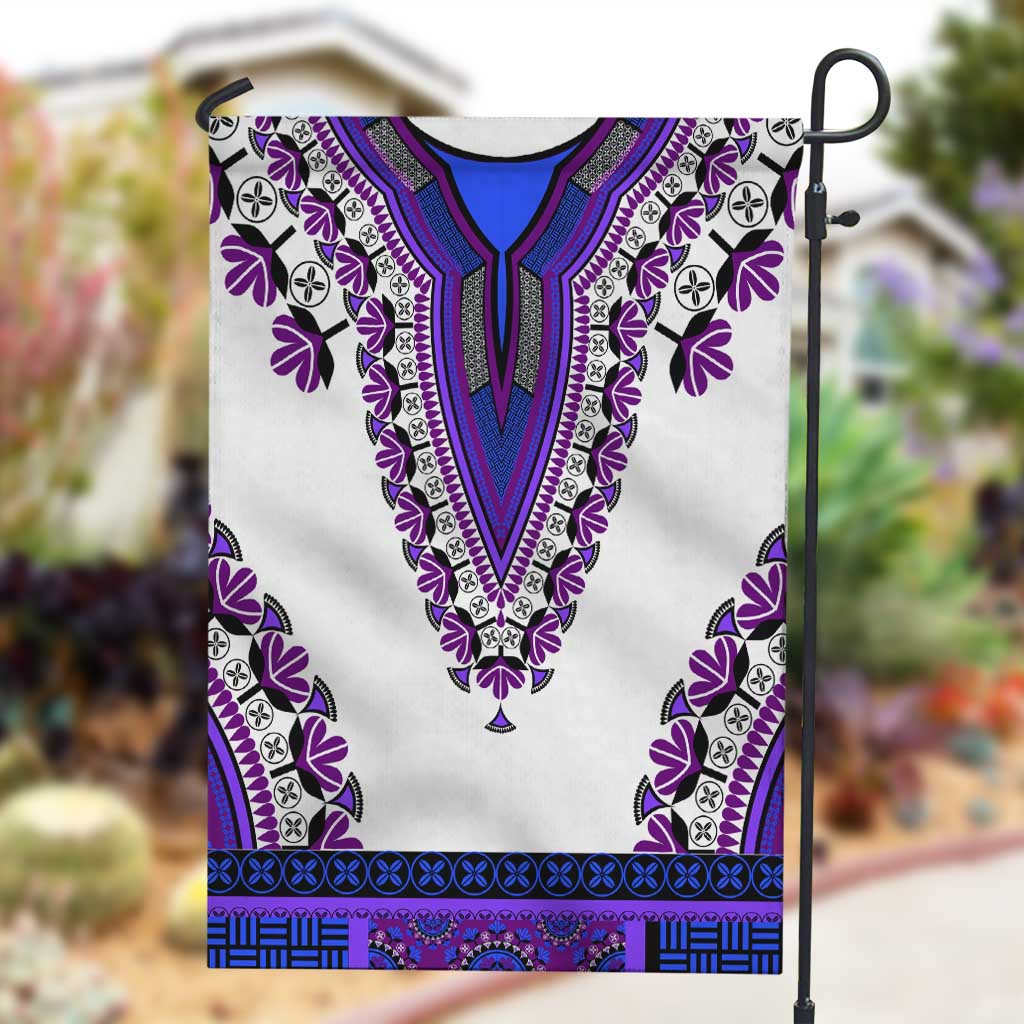 Africa Garden Flag African Dashiki Royal Purple Version LT14