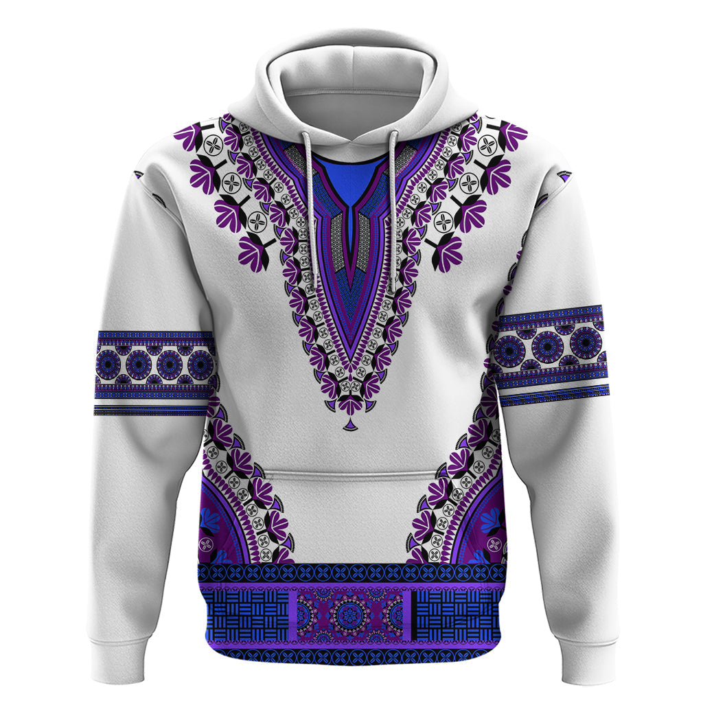 Africa Hoodie African Dashiki Royal Purple Version LT14