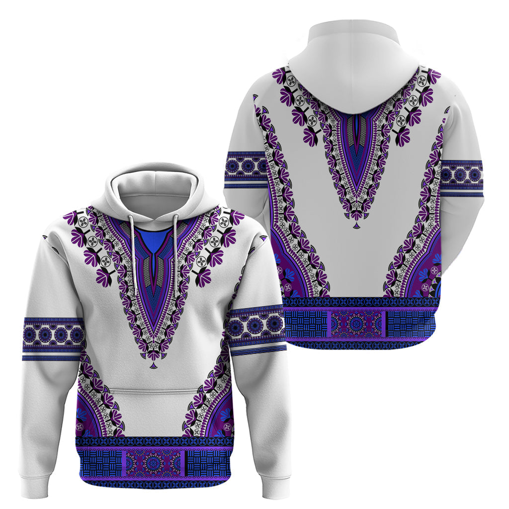 Africa Hoodie African Dashiki Royal Purple Version LT14