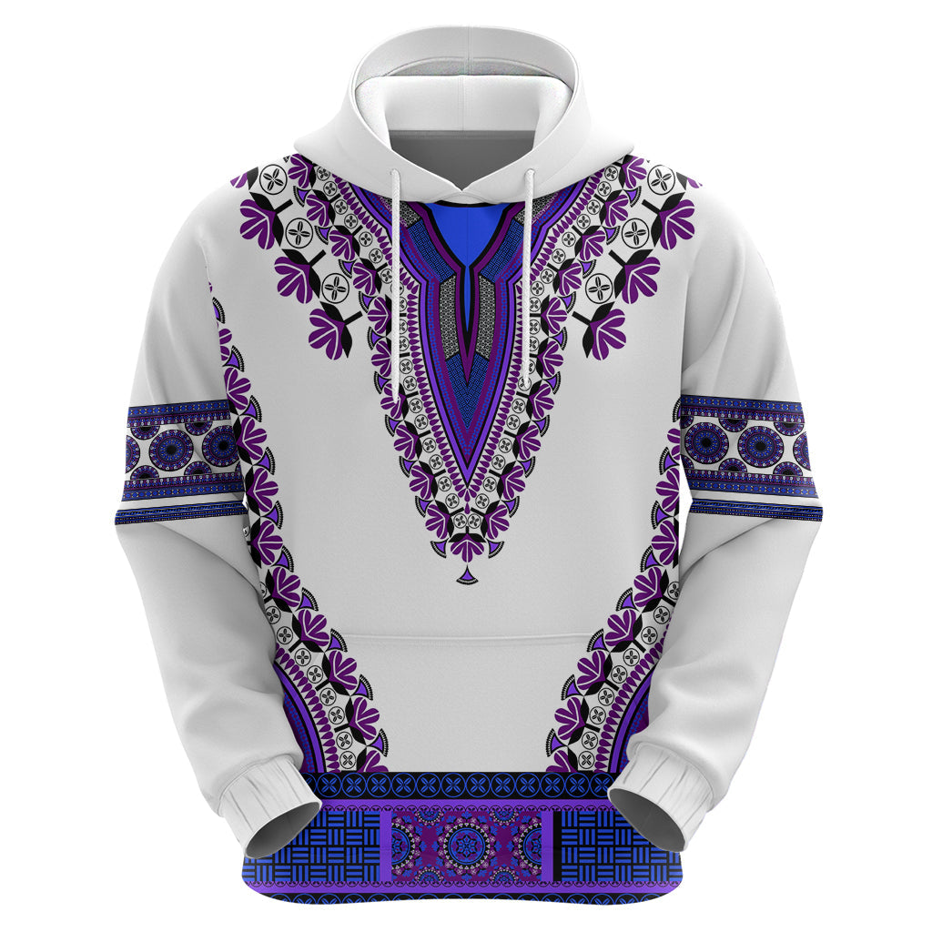 Africa Hoodie African Dashiki Royal Purple Version LT14