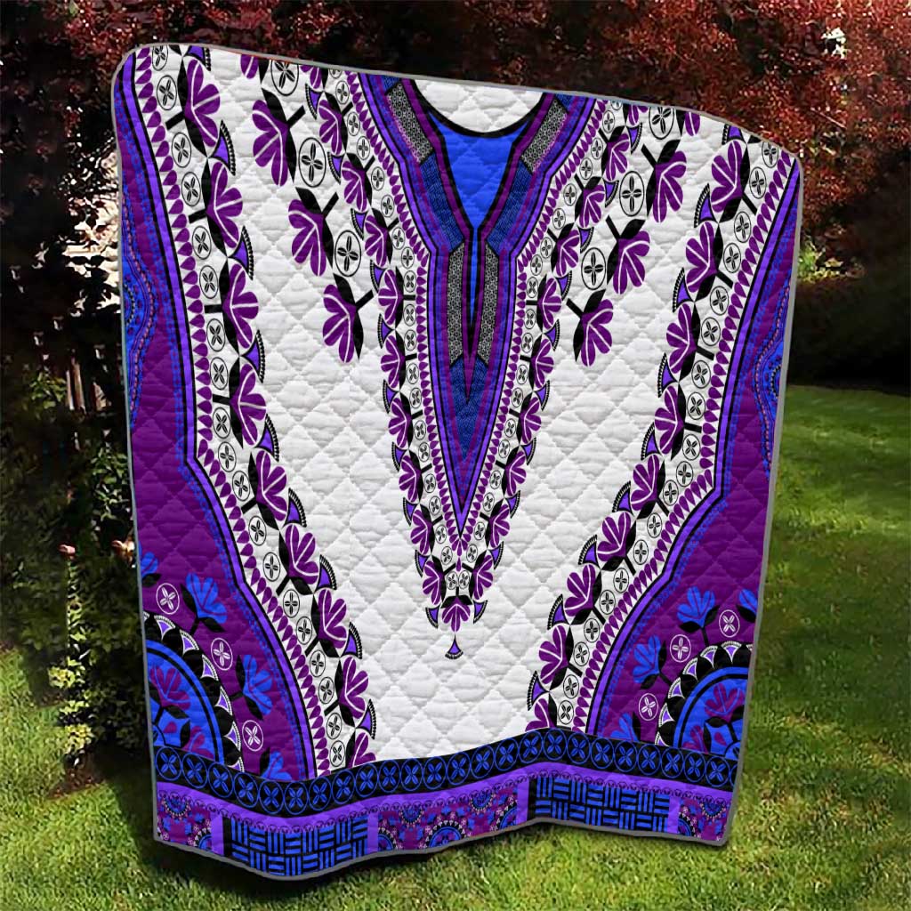 Africa Quilt African Dashiki Royal Purple Version LT14