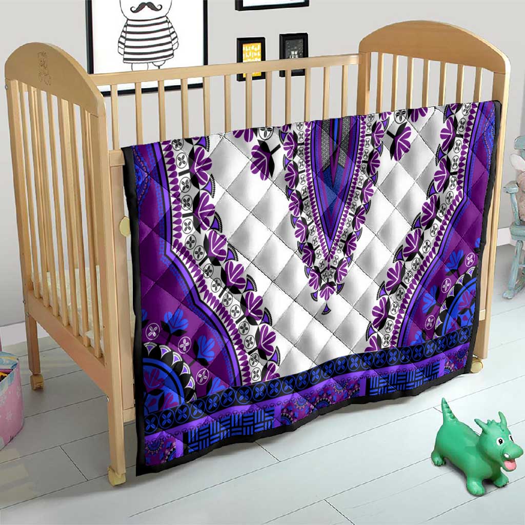 Africa Quilt African Dashiki Royal Purple Version LT14