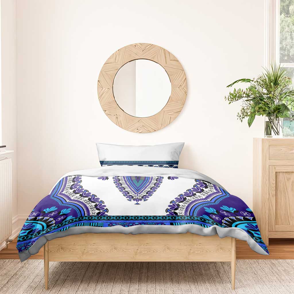 Africa Bedding Set African Dashiki Royal Blue Version LT14