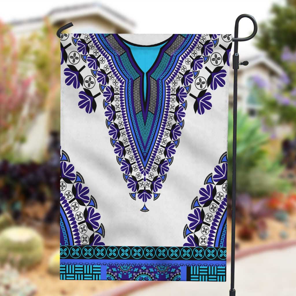 Africa Garden Flag African Dashiki Royal Blue Version LT14