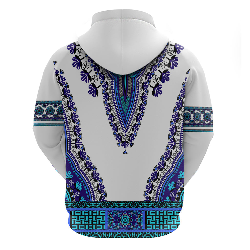 Africa Hoodie African Dashiki Royal Blue Version LT14