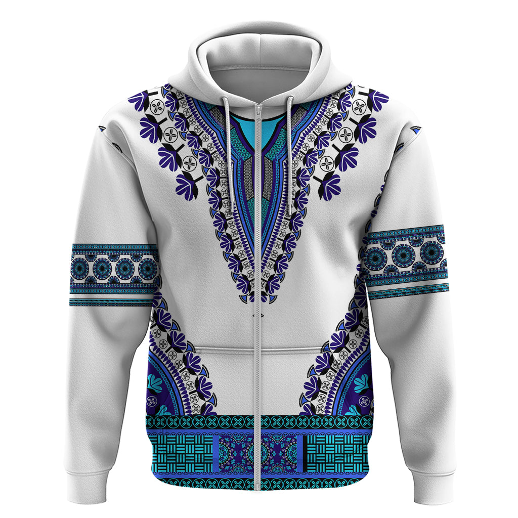 Africa Hoodie African Dashiki Royal Blue Version LT14