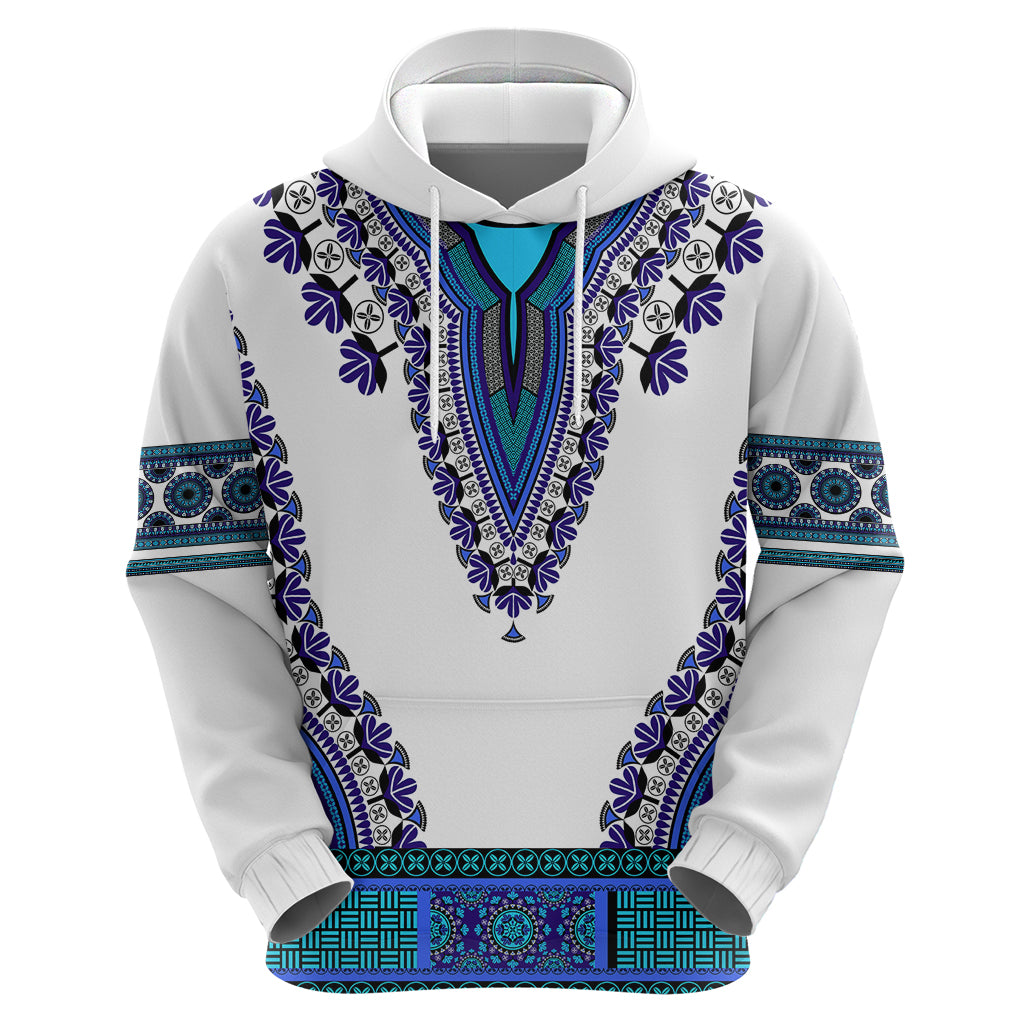 Africa Hoodie African Dashiki Royal Blue Version LT14