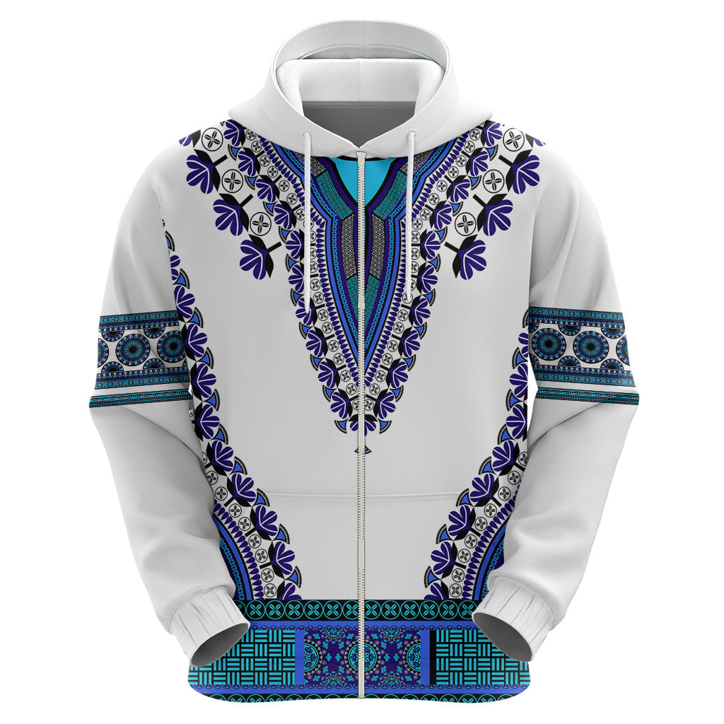 Africa Hoodie African Dashiki Royal Blue Version LT14