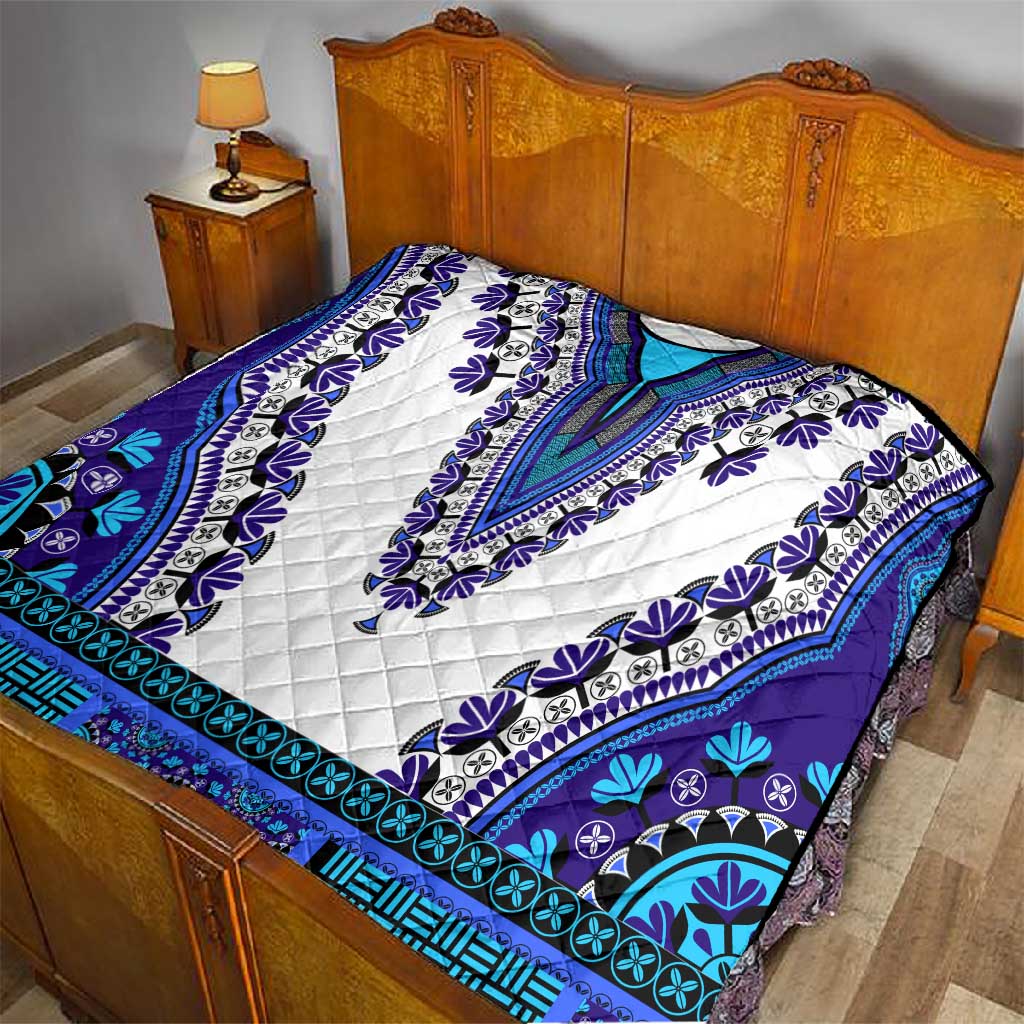 Africa Quilt African Dashiki Royal Blue Version LT14