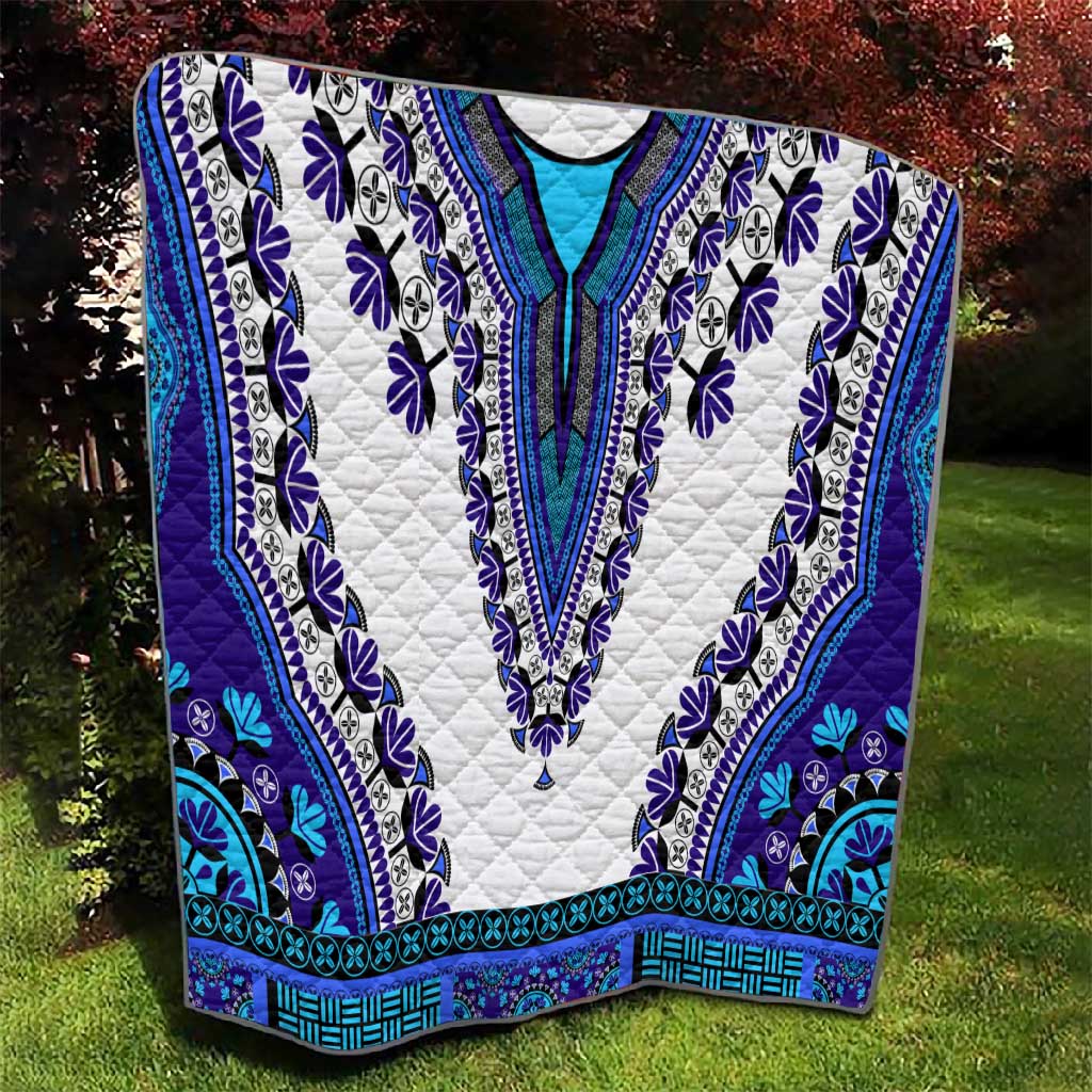 Africa Quilt African Dashiki Royal Blue Version LT14