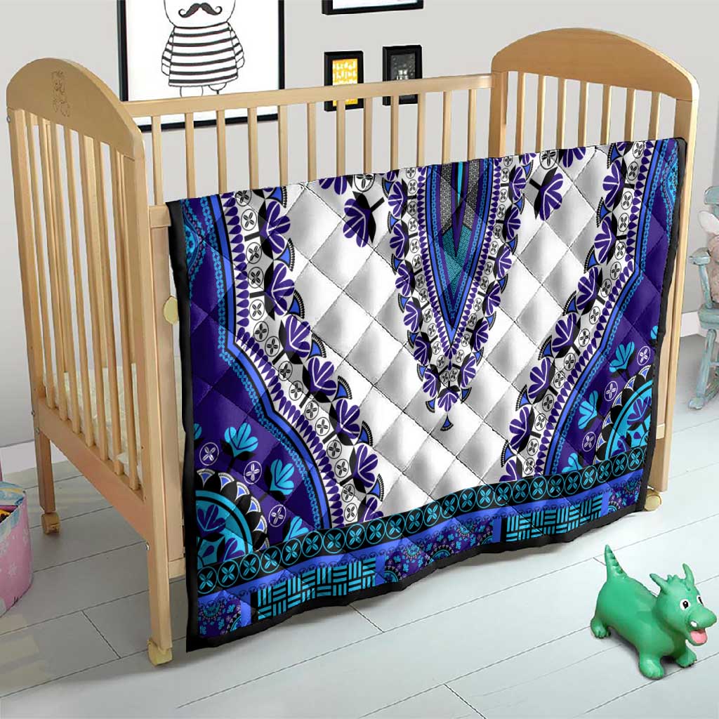 Africa Quilt African Dashiki Royal Blue Version LT14