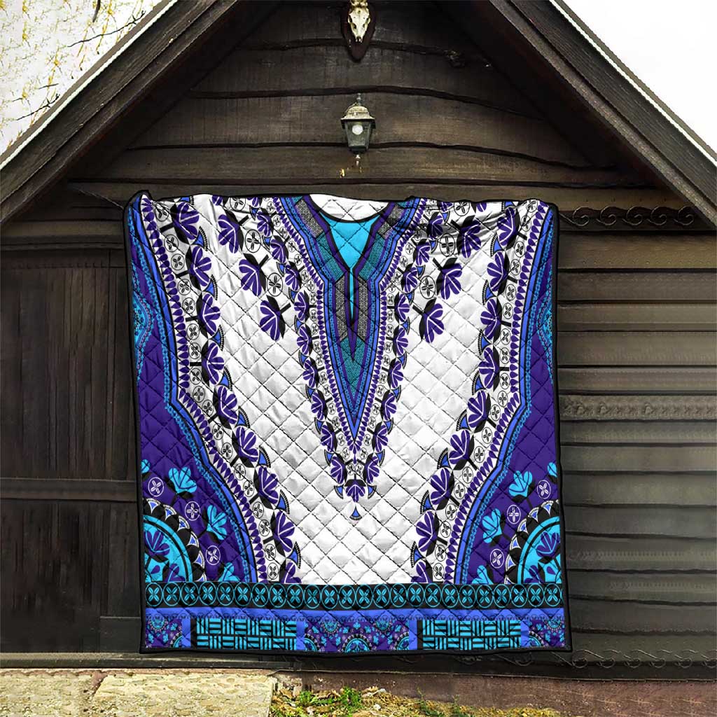 Africa Quilt African Dashiki Royal Blue Version LT14