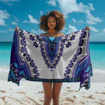Africa Sarong African Dashiki Royal Blue Version LT14