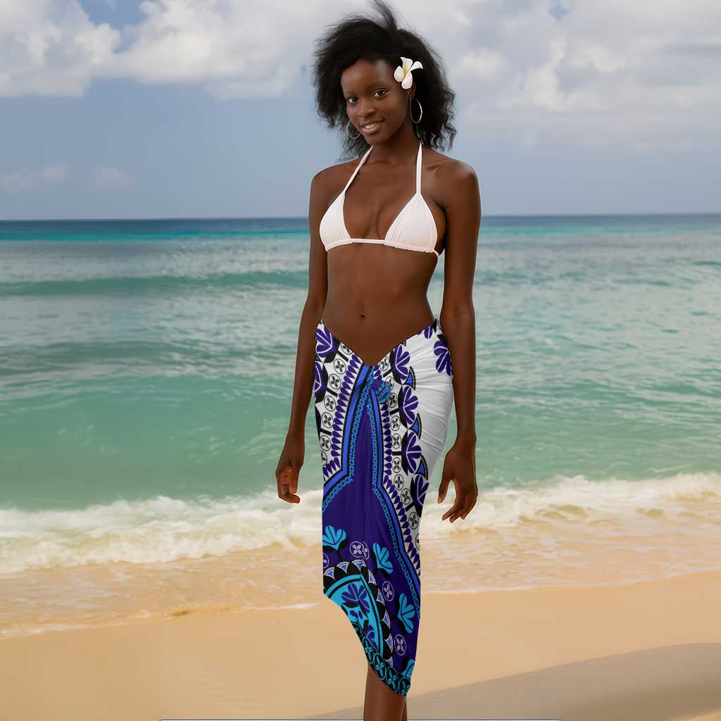 Africa Sarong African Dashiki Royal Blue Version LT14