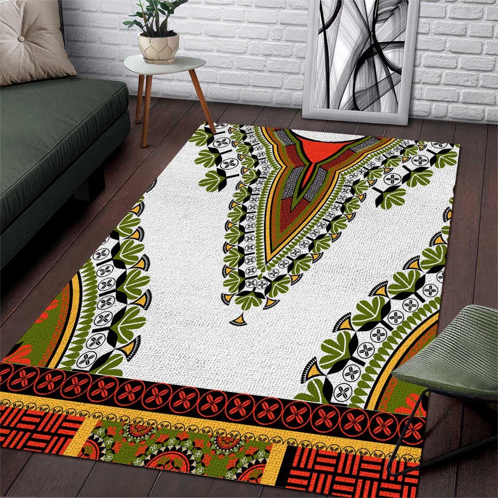 Africa Area Rug African Dashiki Royal Gold Version LT14
