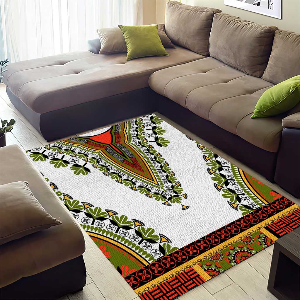 Africa Area Rug African Dashiki Royal Gold Version LT14