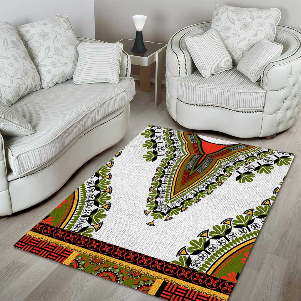 Africa Area Rug African Dashiki Royal Gold Version LT14