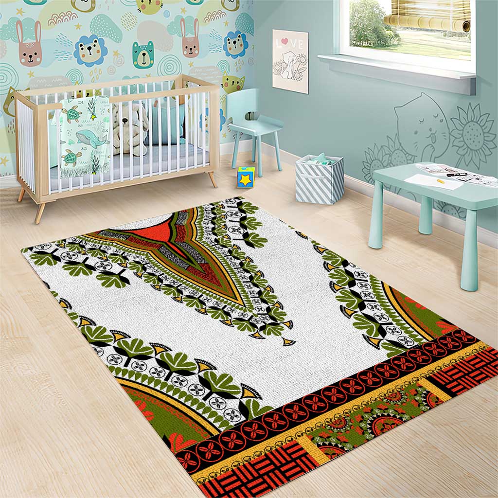 Africa Area Rug African Dashiki Royal Gold Version LT14
