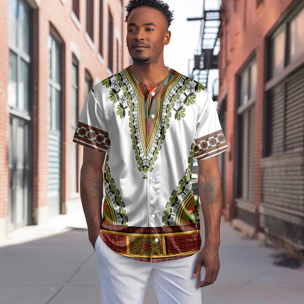 Africa Baseball Jersey African Dashiki Royal Gold Version LT14