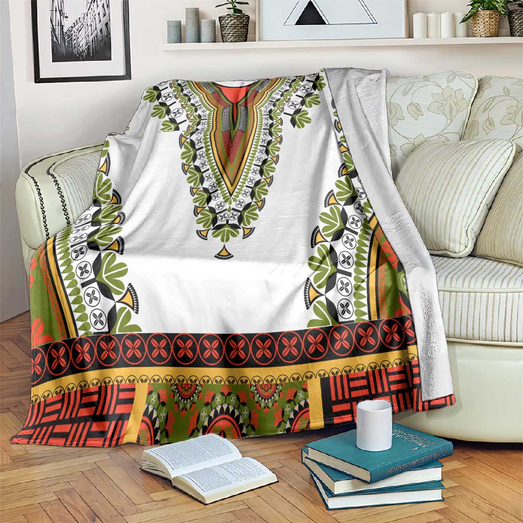 Africa Blanket African Dashiki Royal Gold Version LT14