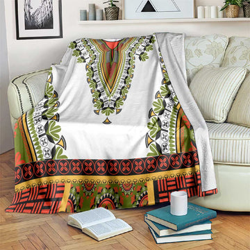 Africa Blanket African Dashiki Royal Gold Version LT14