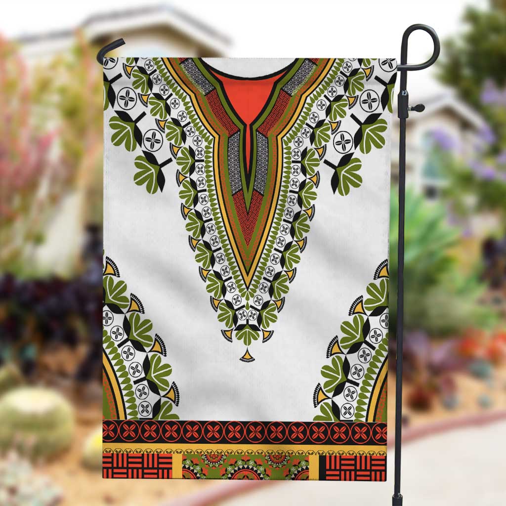 Africa Garden Flag African Dashiki Royal Gold Version LT14
