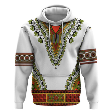Africa Hoodie African Dashiki Royal Gold Version LT14