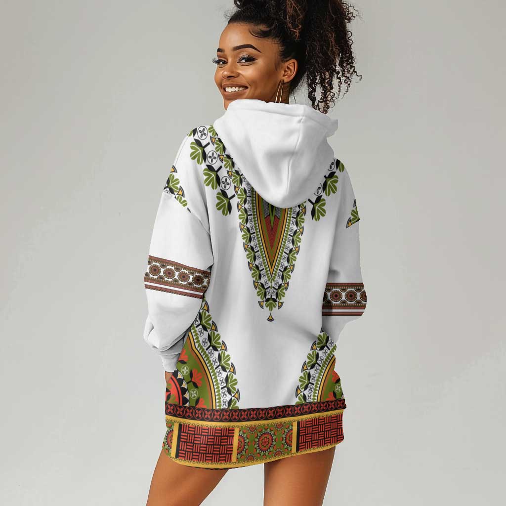 Africa Hoodie Dress African Dashiki Royal Gold Version LT14