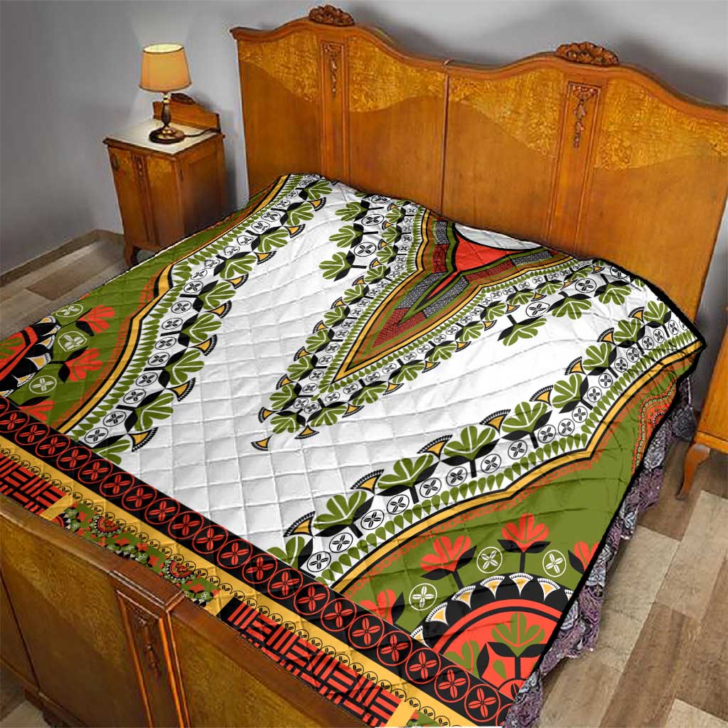 Africa Quilt African Dashiki Royal Gold Version LT14