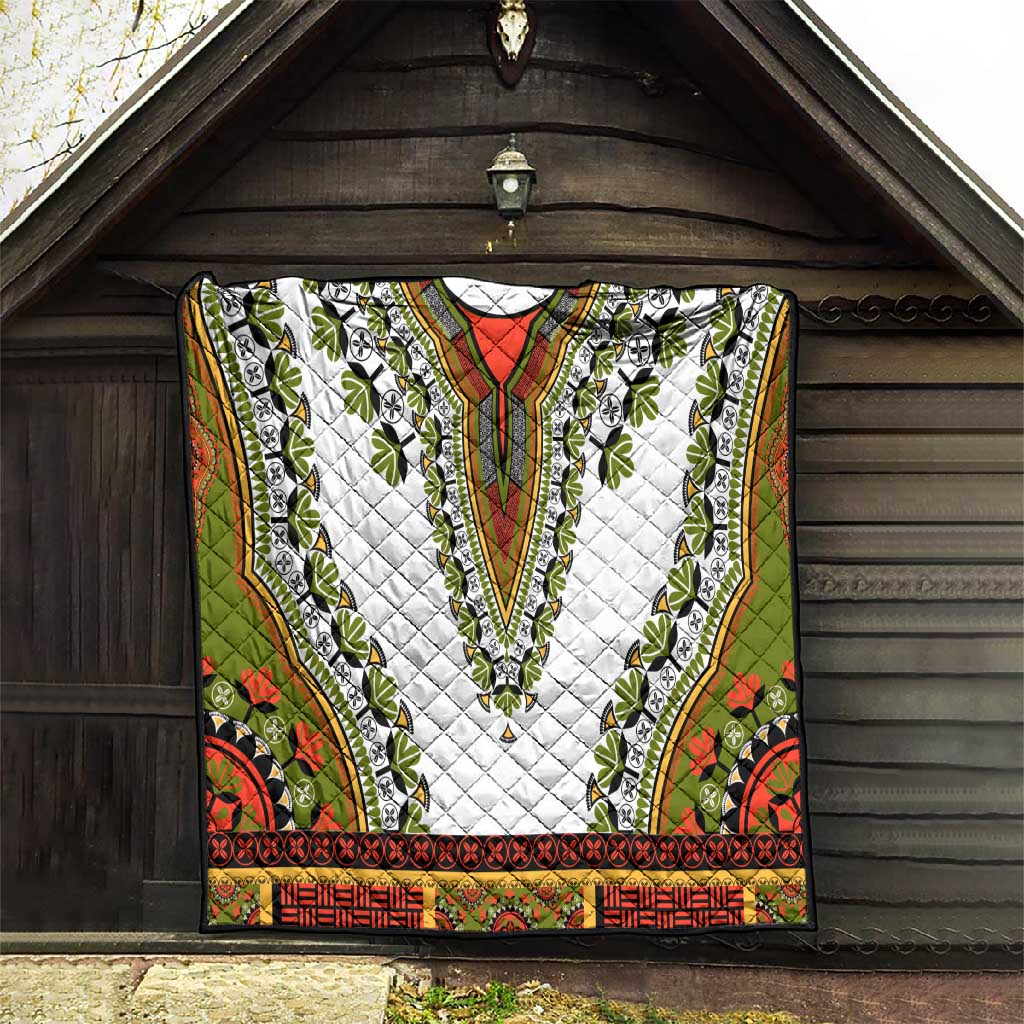 Africa Quilt African Dashiki Royal Gold Version LT14