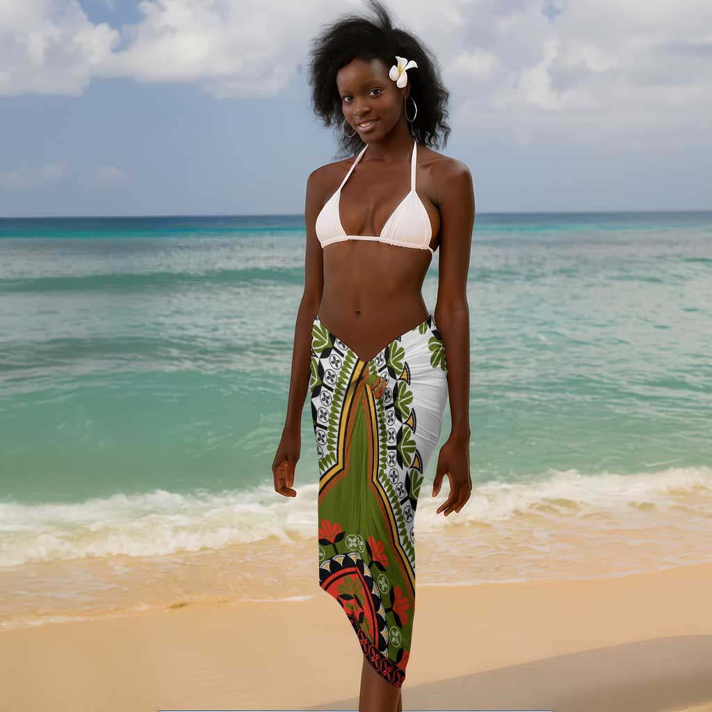 Africa Sarong African Dashiki Royal Gold Version LT14