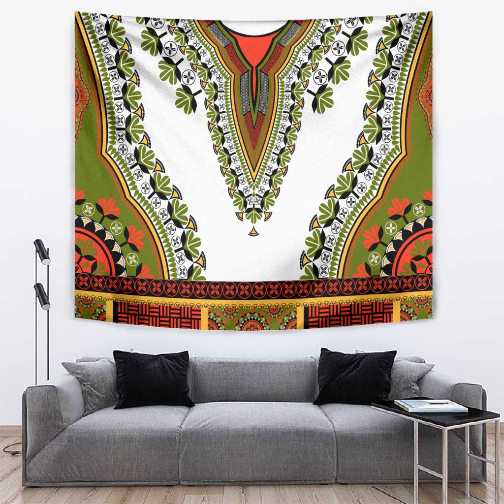 Africa Tapestry African Dashiki Royal Gold Version LT14