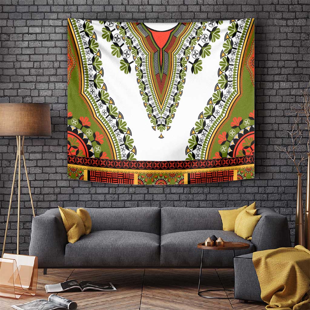 Africa Tapestry African Dashiki Royal Gold Version LT14