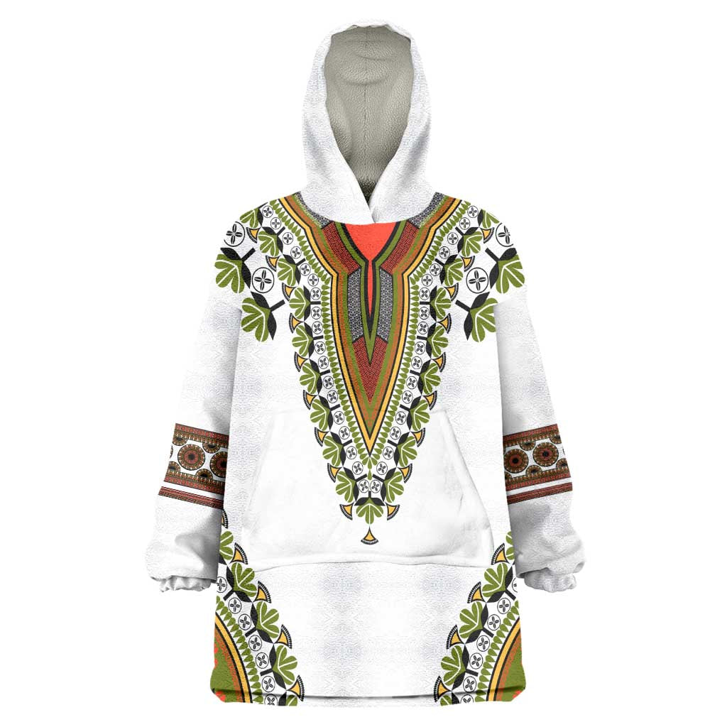 Africa Wearable Blanket Hoodie African Dashiki Royal Gold Version LT14