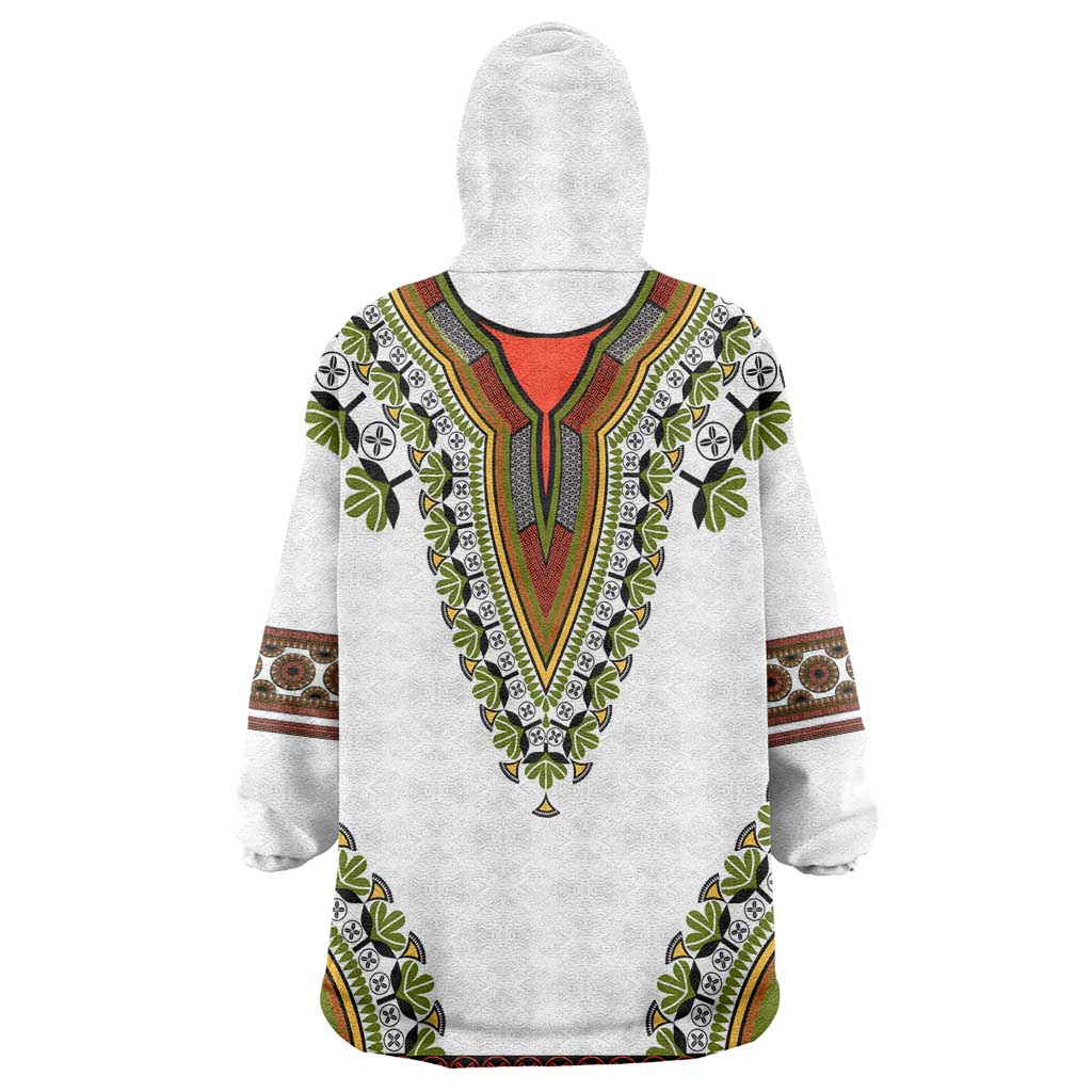 Africa Wearable Blanket Hoodie African Dashiki Royal Gold Version LT14