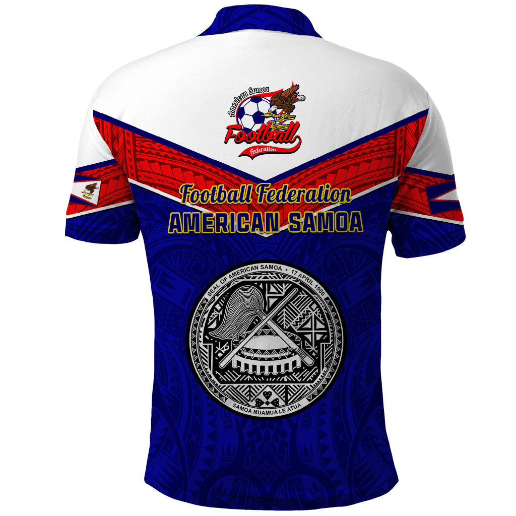 American Samoa Football Polo Shirt Polynesian Sporty Style LT14