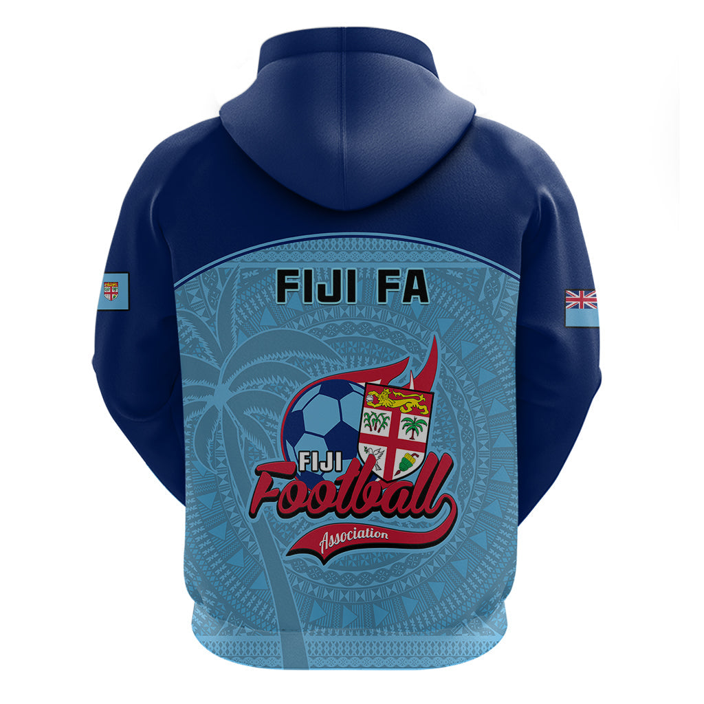 Fiji Football Hoodie Fijian Tapa Pattern Sporty Style LT14