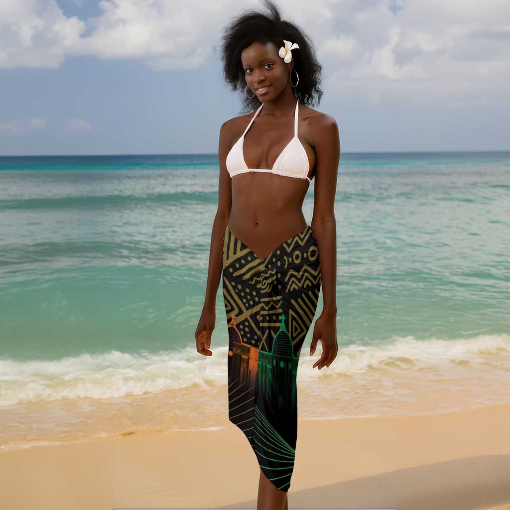 Personalized Cote dIvoire Independence Day Sarong Ivory Coast Elephant African Pattern LT14