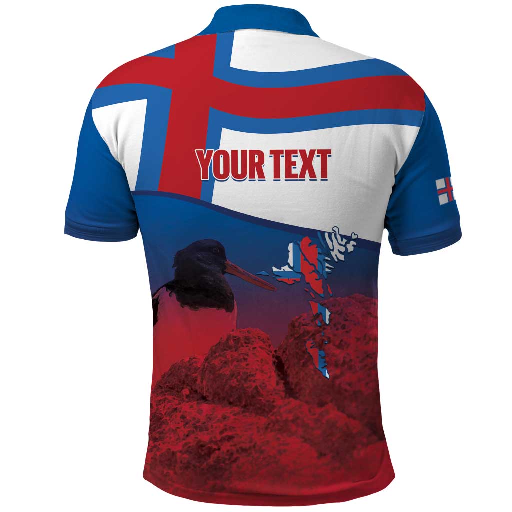 Faroe Islands National Day Polo Shirt Olavsoka Faroes Map With Tjaldur LT14
