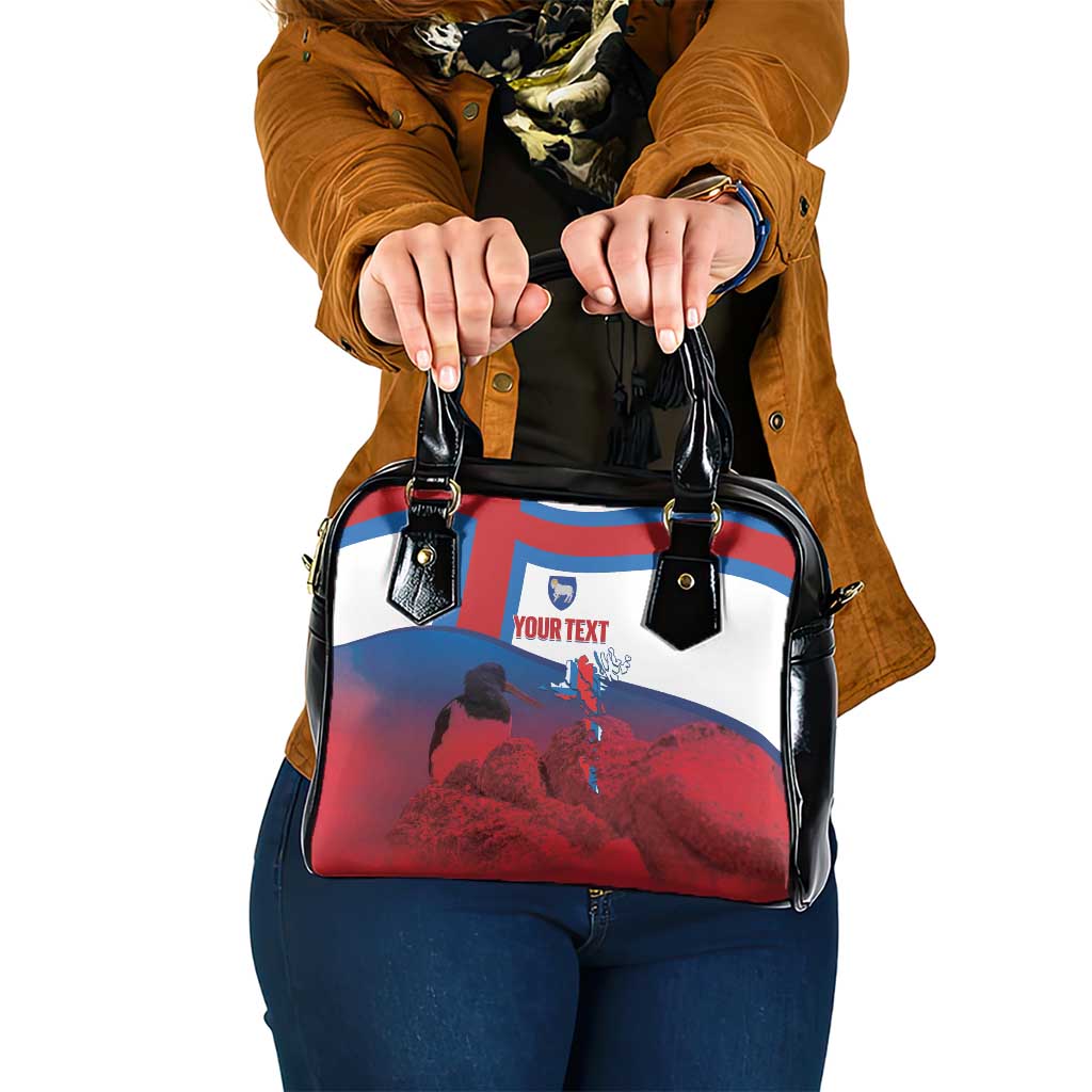 Faroe Islands National Day Shoulder Handbag Olavsoka Faroes Map With Tjaldur LT14