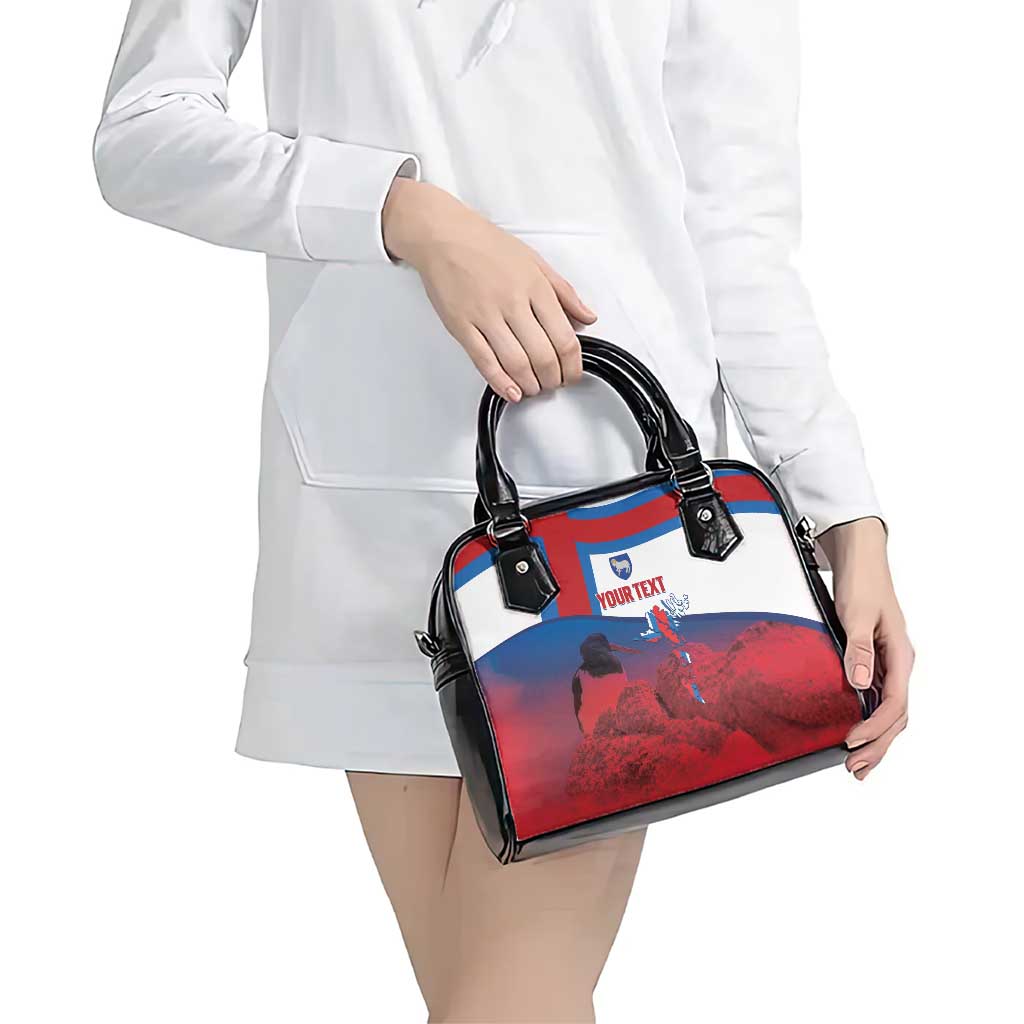 Faroe Islands National Day Shoulder Handbag Olavsoka Faroes Map With Tjaldur LT14