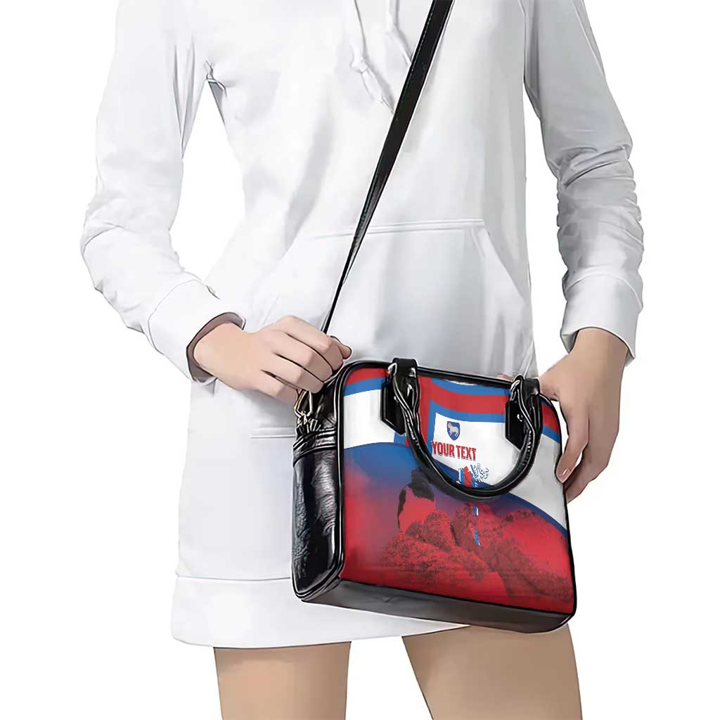 Faroe Islands National Day Shoulder Handbag Olavsoka Faroes Map With Tjaldur LT14