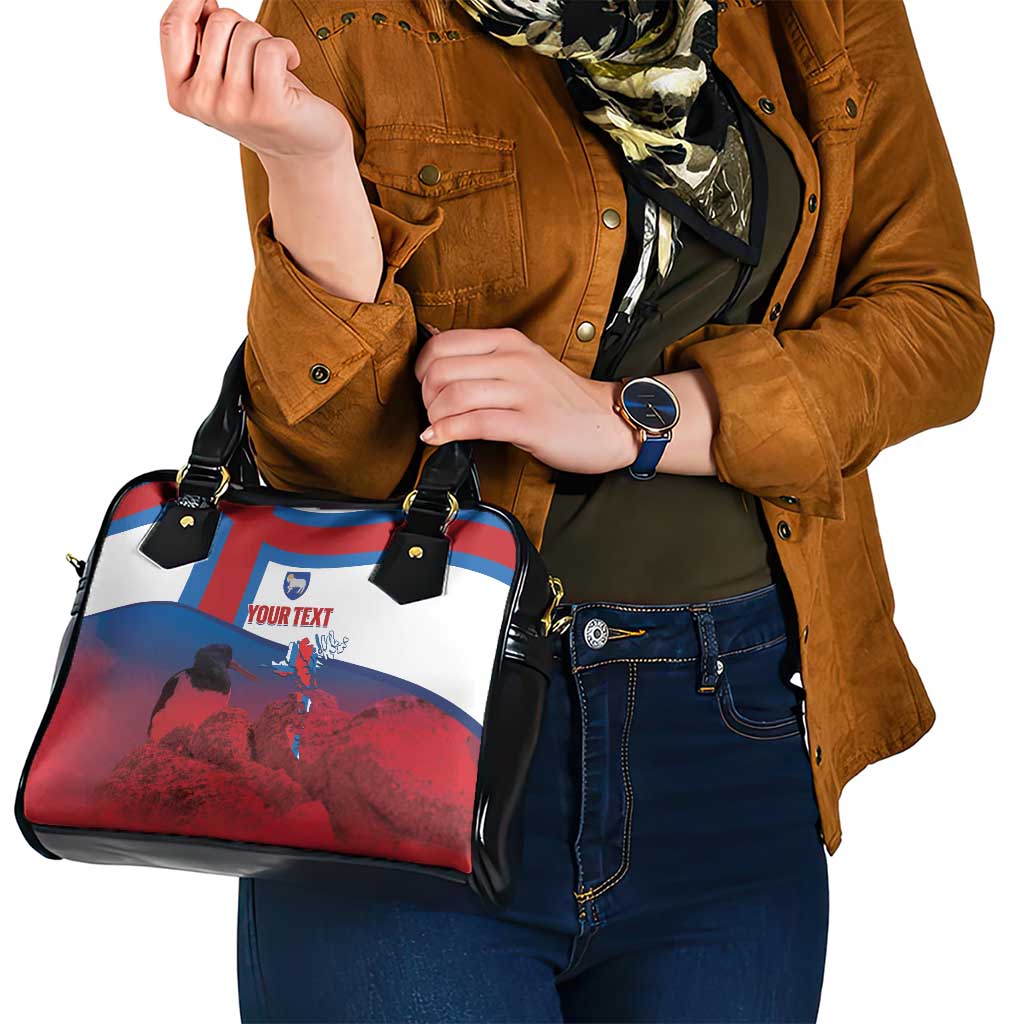 Faroe Islands National Day Shoulder Handbag Olavsoka Faroes Map With Tjaldur LT14