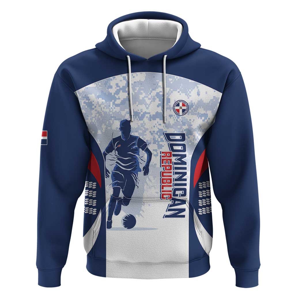 Custom Dominican Republic Football Hoodie Vamos Los Quisqueyanos LT14